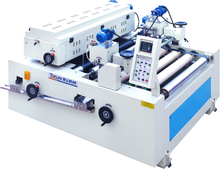 Edge roller coating machine