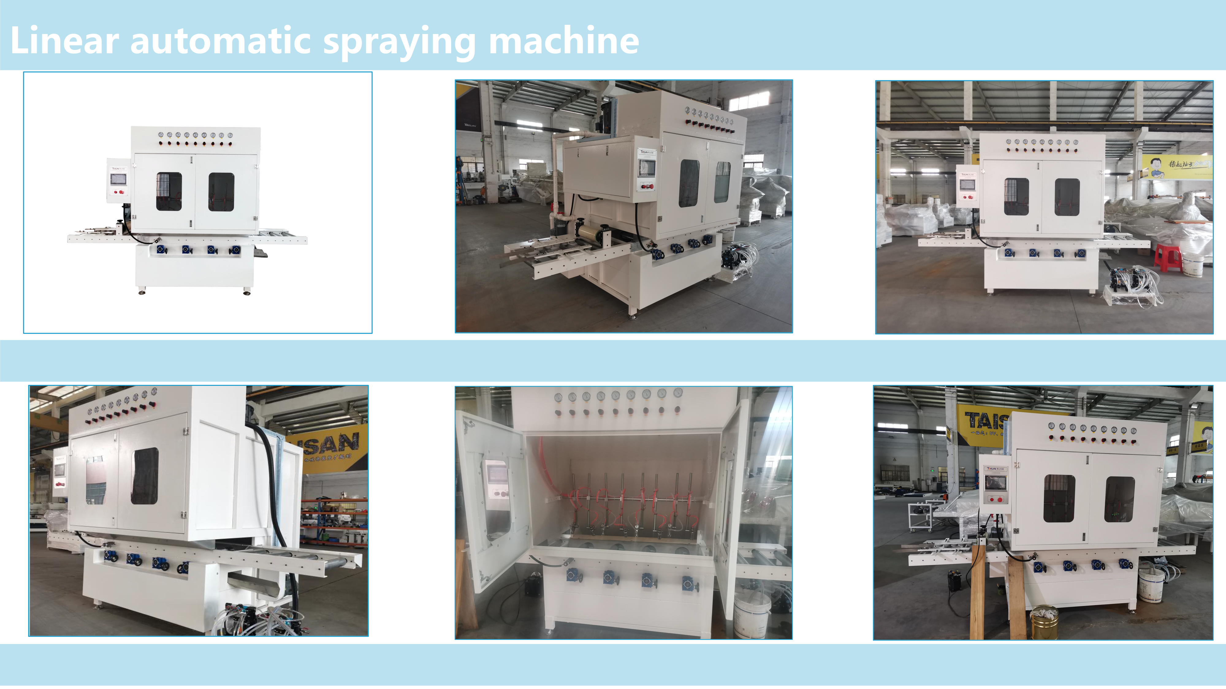 linear spraying machine