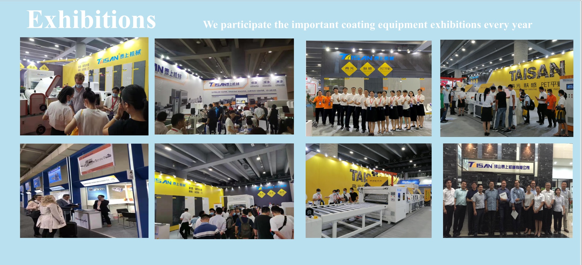 Taisan Machinery for UV coating equipment 