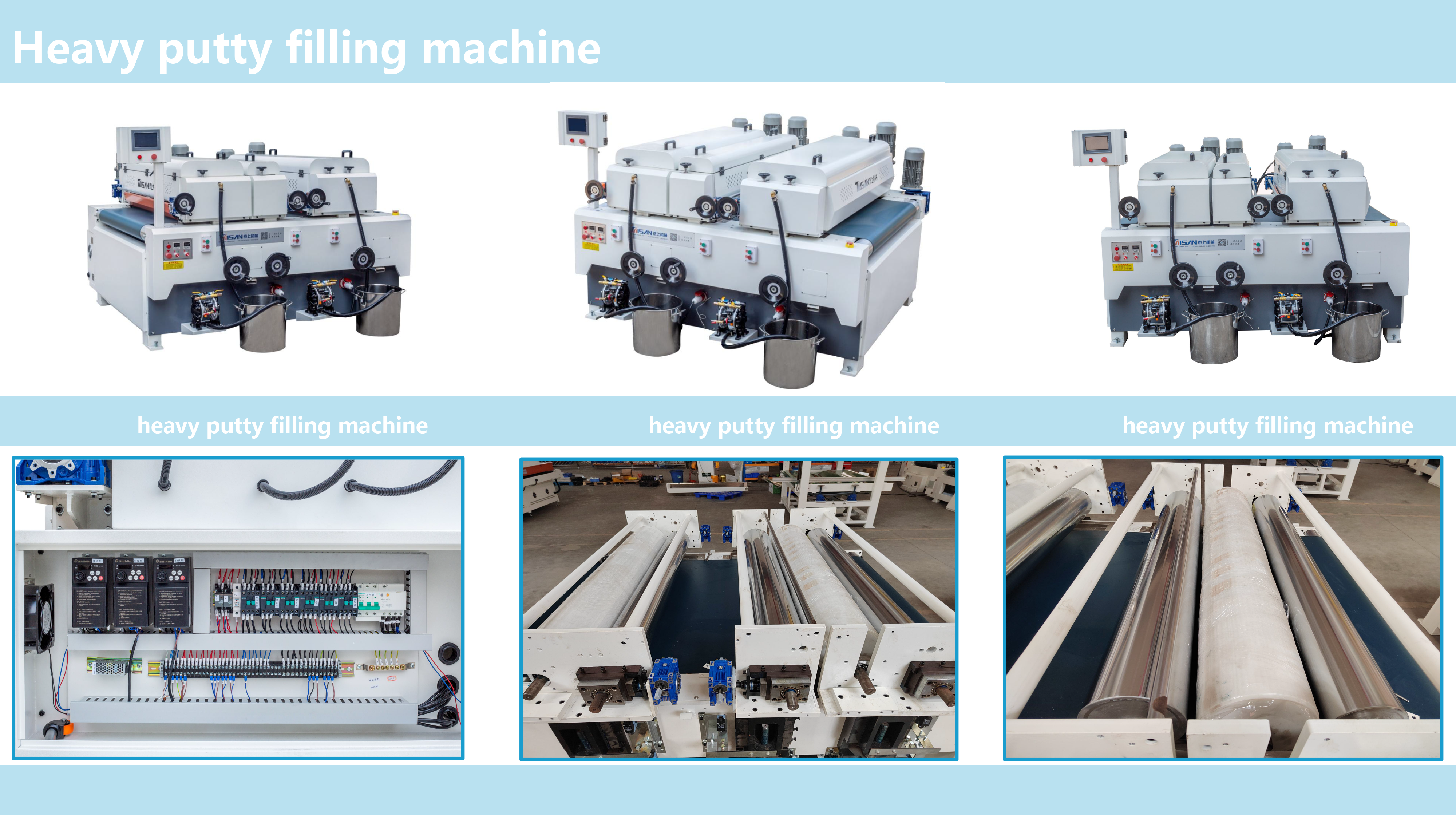 heavy putty filling machine