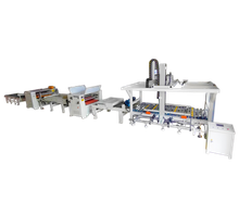 Automatic PUR hot melting laminating line for MDF/PLYWOOD/PARTICAL WOOD/WPC