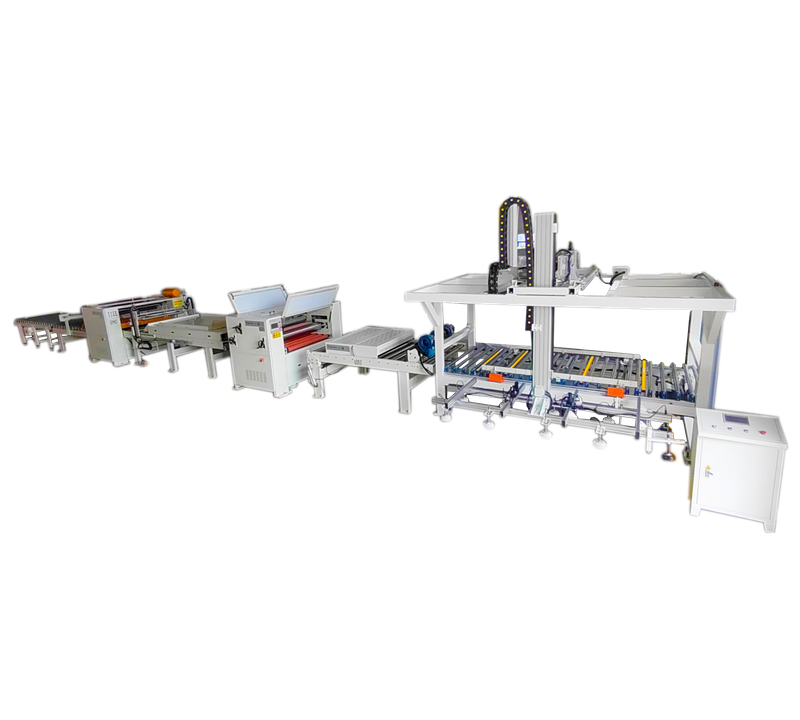 Automatic PUR hot melting laminating line for MDF/PLYWOOD/PARTICAL WOOD/WPC