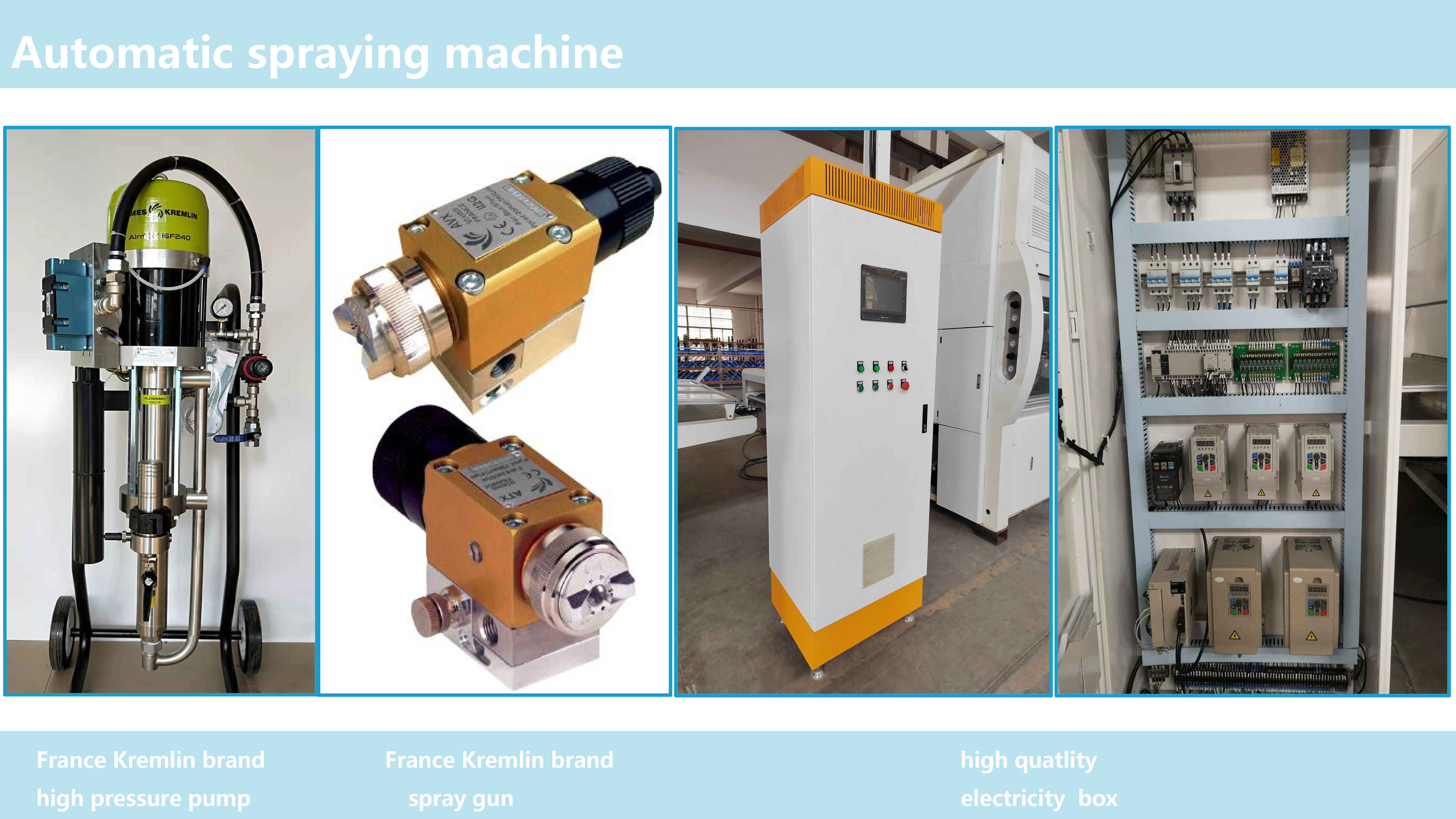 wood working spraying painting machine