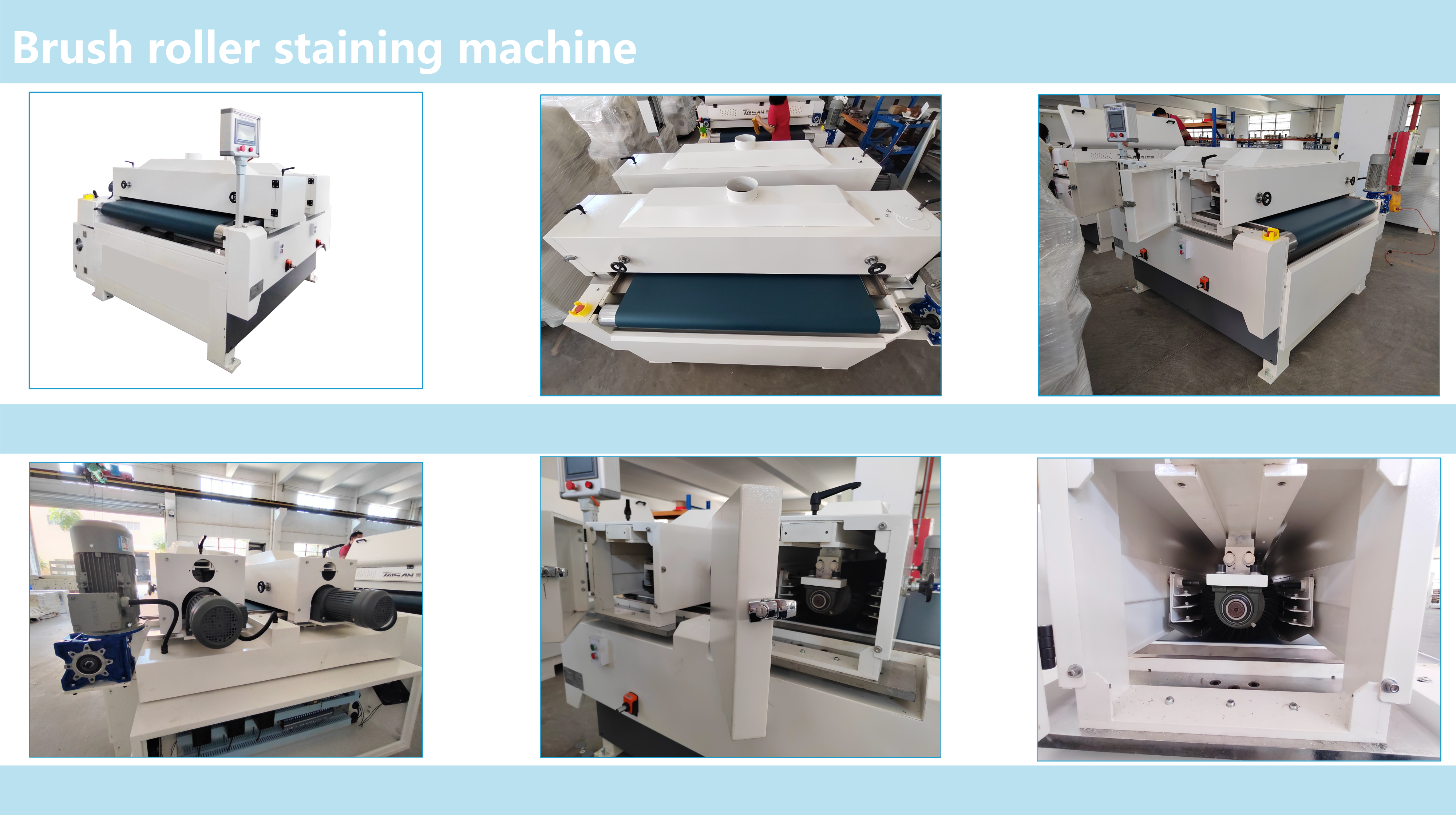 sponge roller staining machine