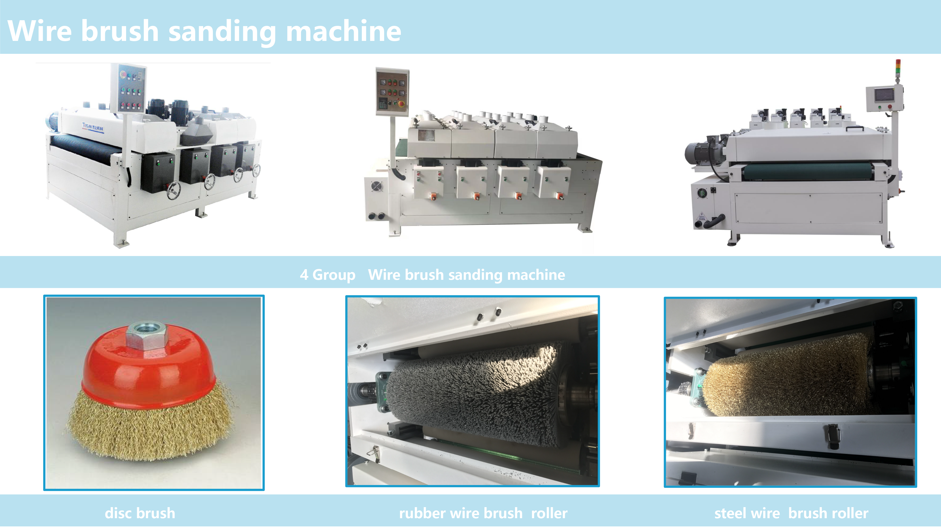 wire brush sanding machine