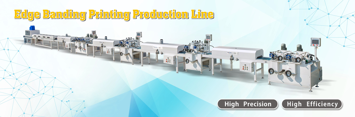 edge banding printing production line 